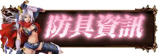 防具資訊